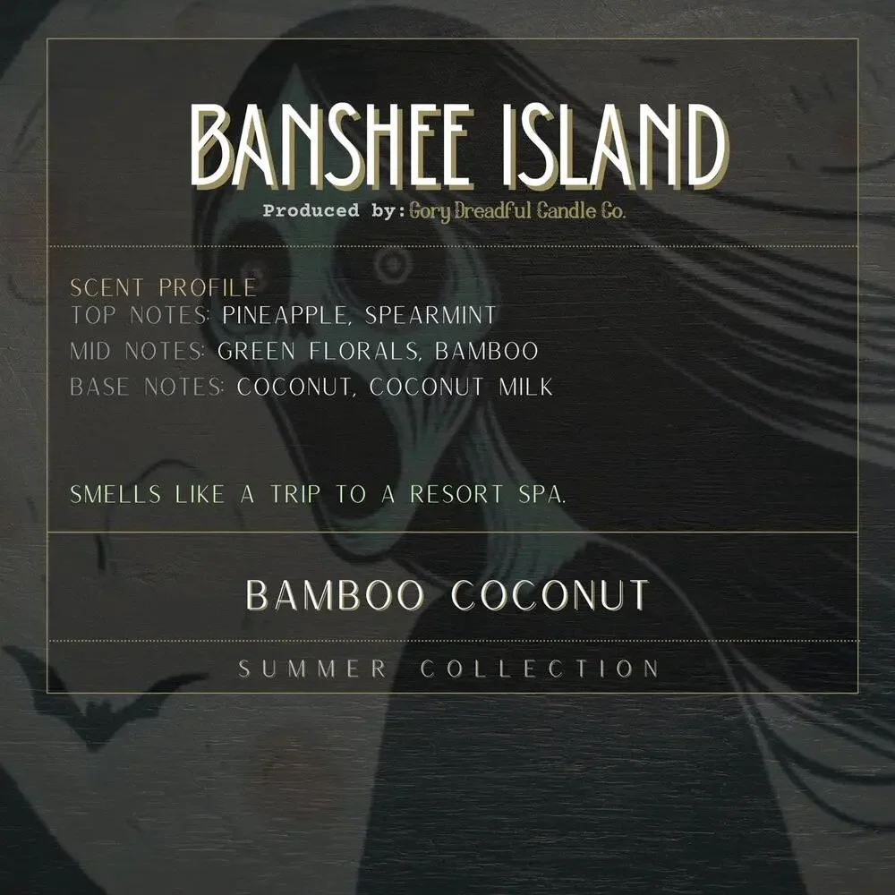 Banshee Island Sizzling Room Salt Crystal Potpourri: Bamboo & Coconut Scent - Picture 2 of 11